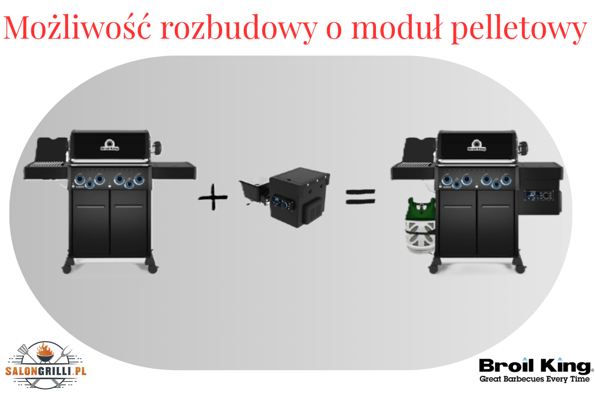 SalonGrilli_pl-Broil-King-Baron-490-smozliwosc-rozbudowy-o-modul-pellet - opracowanie SalonGrilli