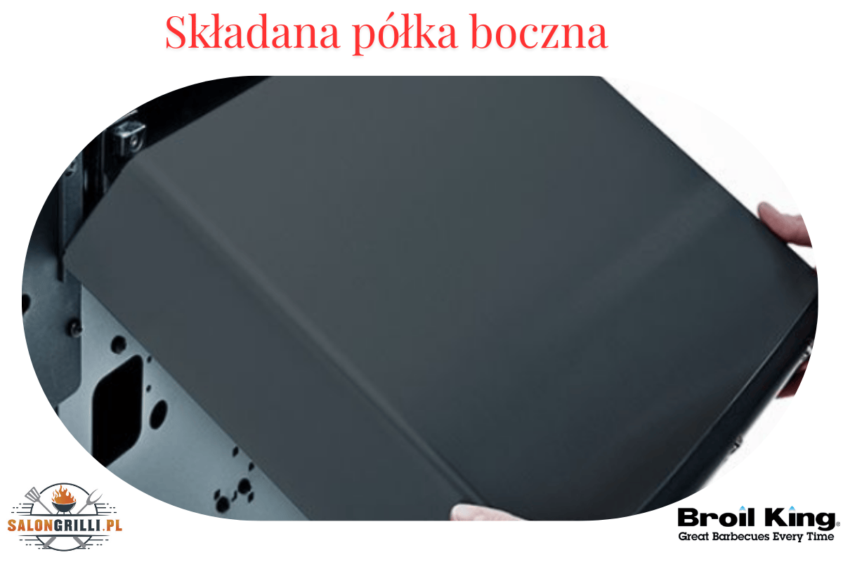 SalonGrilli_pl-Broil-King-Crown-490-skladana-polka-boczna - Opracowanie SalonGrilli