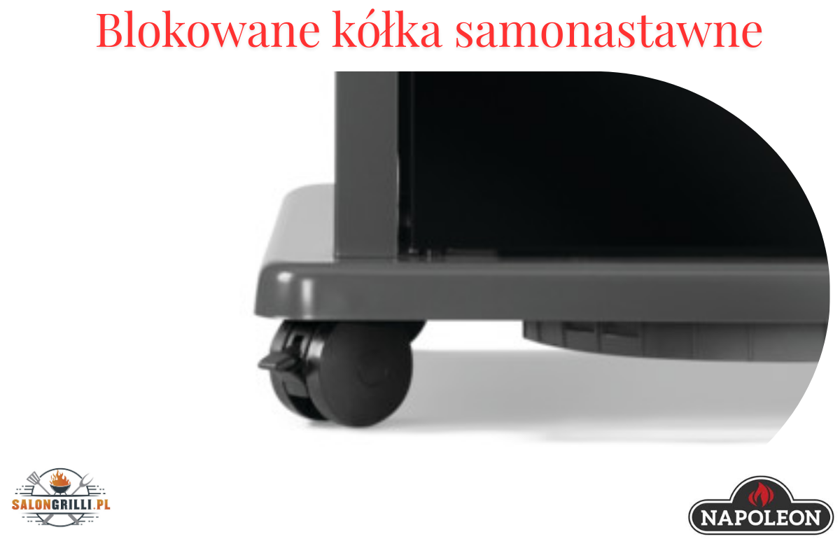 Blokowane kółka samonastawne