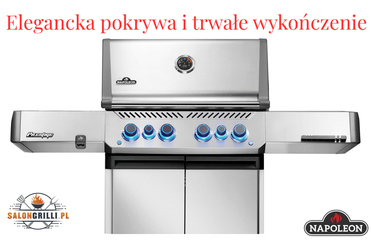 SalonGrilli_pl-Napoleon-P500VRSIBSS-PL_Elegancka_pokrywa_i_trwałe_wykończenie - Opracowanie SalonGrilli