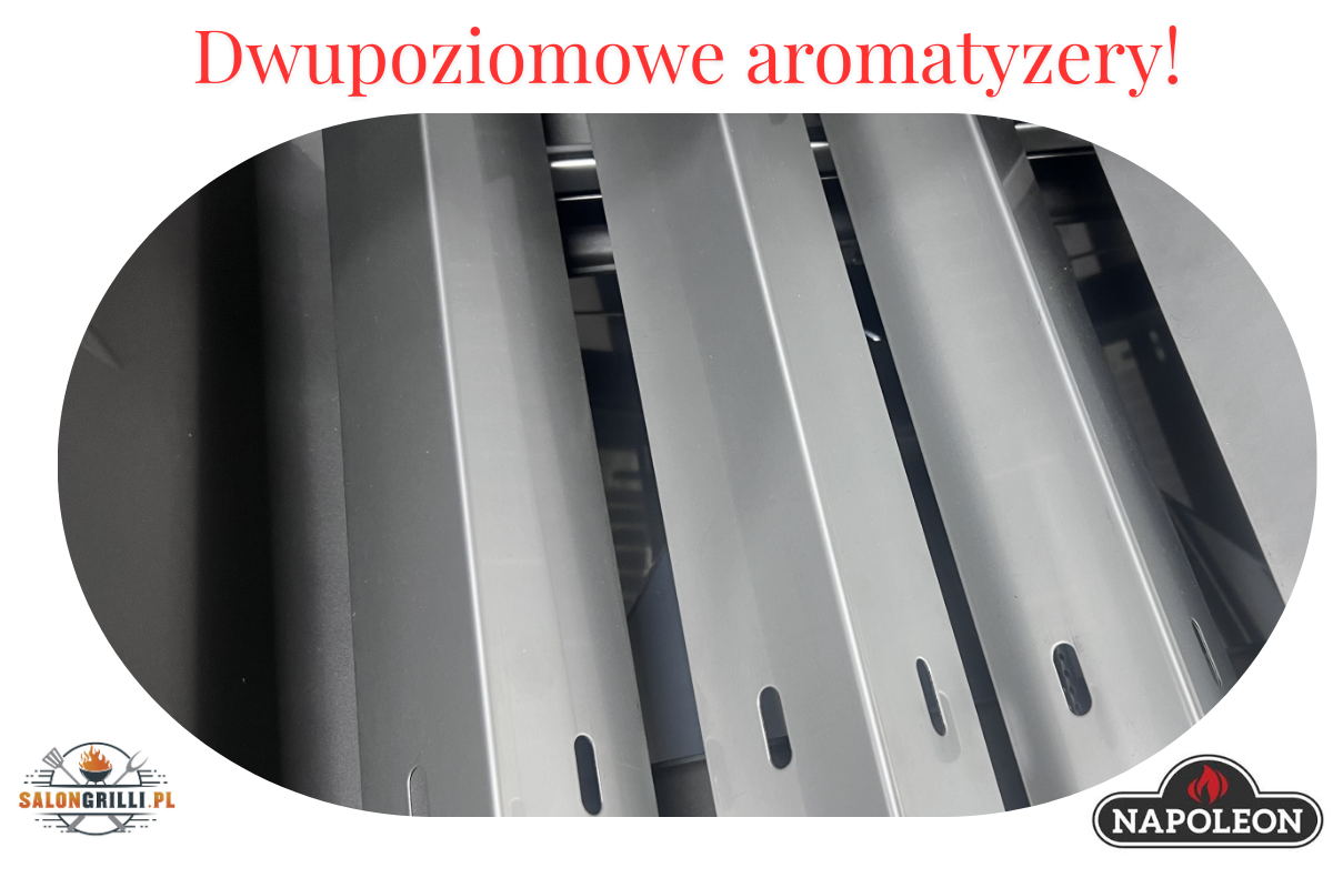Dwupoziomowe aromatyzery ze stali nierdzewnej