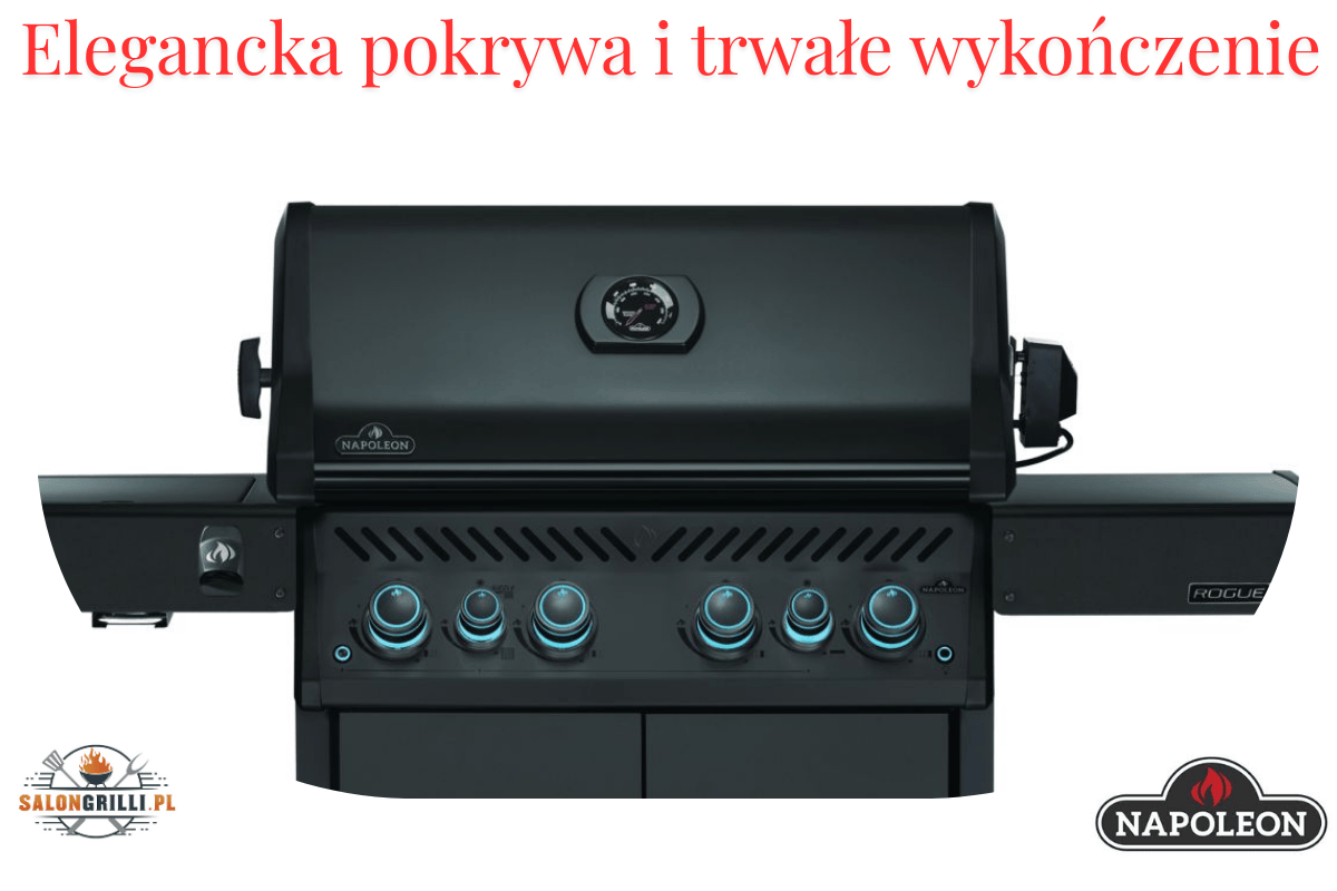 SalonGrilli_pl-Napoleon-Rogue-PRO-S-RPS525RSIBPMK-Elegancka_pokrywa_i_trwałe_wykończenie - Opraocwanie SalonGrilli