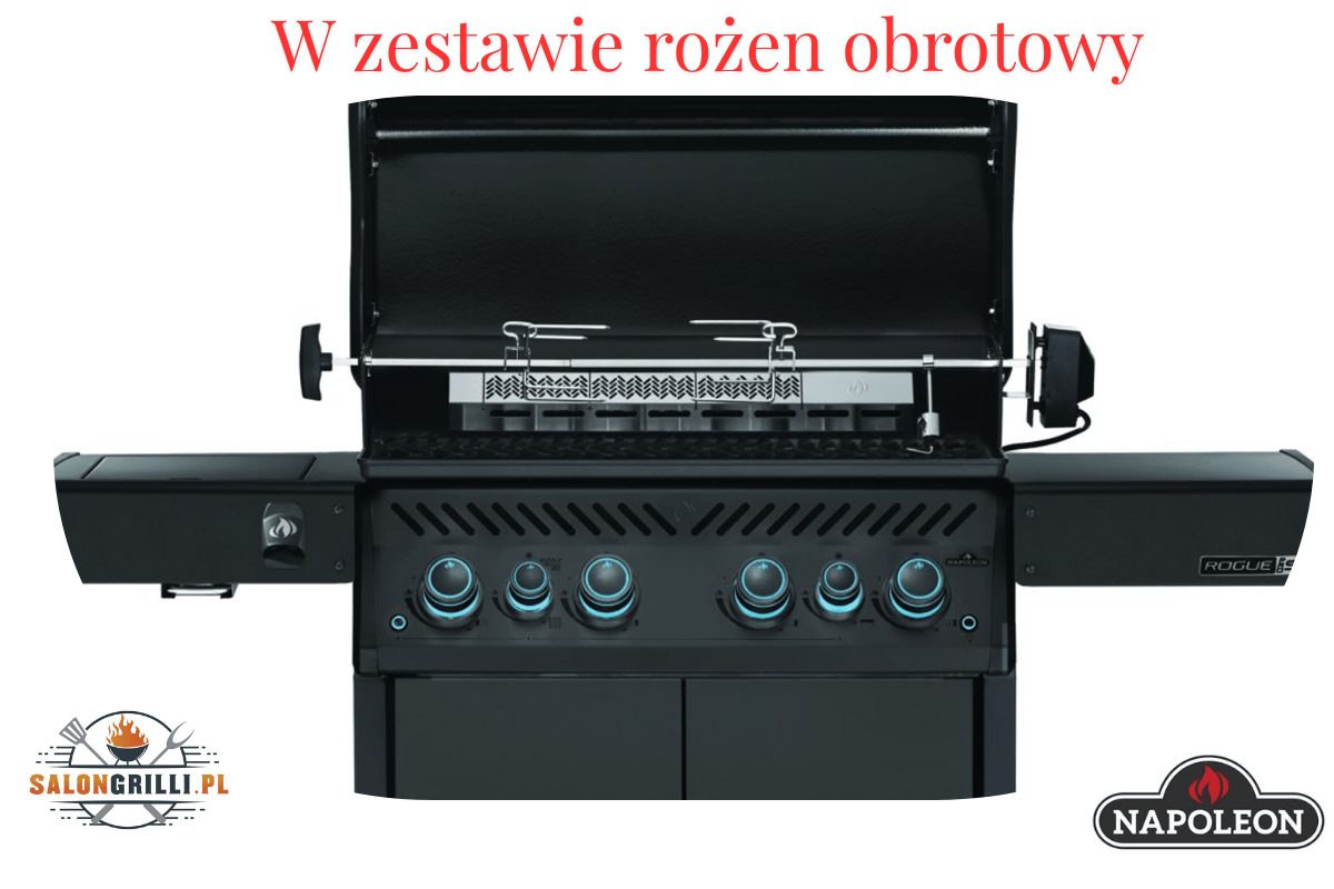 SalonGrilli_pl-Napoleon-Rogue-PRO-S-RPS525RSIBPMK-Rozen-obrotowy - Opracowanie SalonGrilli