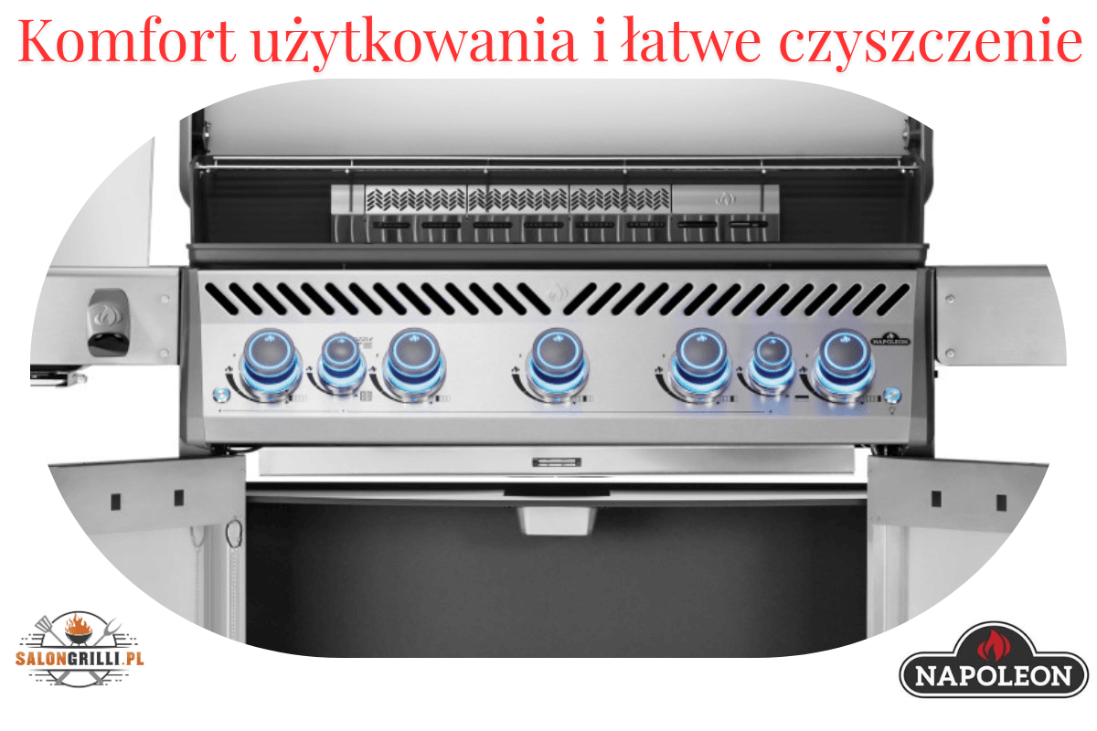 SalonGrilli_pl-Napoleon-Rogue-PRO-S-RPS625RSIBPSS-2-PL-Komfort_uzytkowania_i_latwe_czyszczenie - Opracowanie SalonGrilli