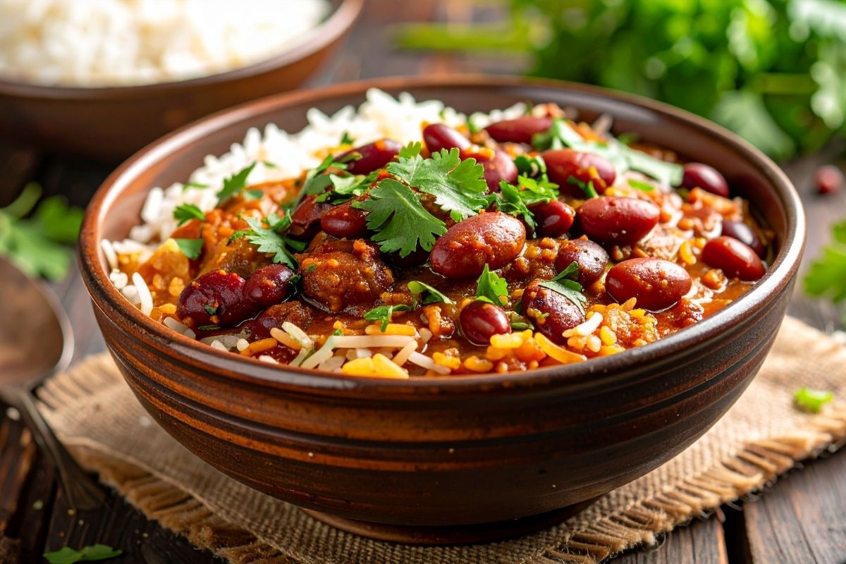 Chili con carne z ryżem