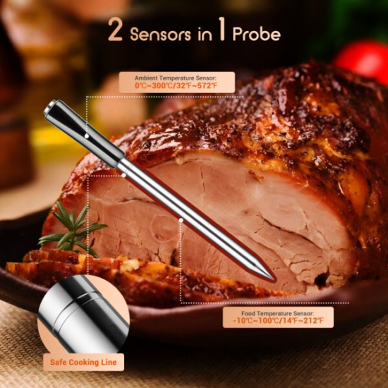 INKBIRD Termometr Bezprzewodowy jedna sonda (INT-11PB)