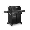 Broil King Grill gazowy Crown 440 Shadow z kuchenką boczną (865163PL)
