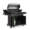 Broil King Grill gazowy Crown 590 Shadow z kuchenką boczną i palnikiem rożna + zestaw rożna obrotowego (866183PL)