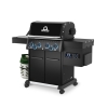 Broil King Grill gazowy Baron 490 IRP Shadow z palnikiem bocznym na podczerwień + moduł Pellet (ZESTAW-49 677183PL + 674005EU)