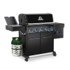 Broil King Grill gazowy Baron 590 IRP Shadow z palnikiem bocznym na podczerwień + moduł Pellet (ZESTAW-50 678183PL + 675005EU)