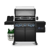 Broil King Grill gazowy Baron 590 IRP Shadow z palnikiem bocznym na podczerwień + moduł Pellet (ZESTAW-50 678183PL + 675005EU)