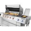 NAPOLEON Grill gazowy Prestige PRO 665 Wi-Fi z palnikiem rożna i palnikiem bocznym Sizzle Zone (PRO665VXRSIBPSS-PL)