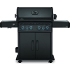 NAPOLEON Grill gazowy ROGUE PRO-S 525 z palnikiem rożna + rożno (69912) i palnikiem bocznym Sizzle Zone Czarny mat (RPS5