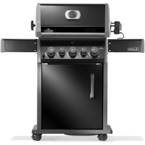 NAPOLEON Grill gazowy Rogue 425 z palnikiem rożna,  kuchenką boczną i rożnem w komplecie Czarny (RB425RSBPK-2-PL-R)