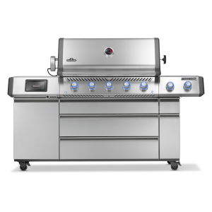 NAPOLEON Grill gazowy Prestige PRO 665 Wi-Fi z palnikiem rożna i palnikiem bocznym Sizzle Zone (PRO665VXRSIBPSS-PL)