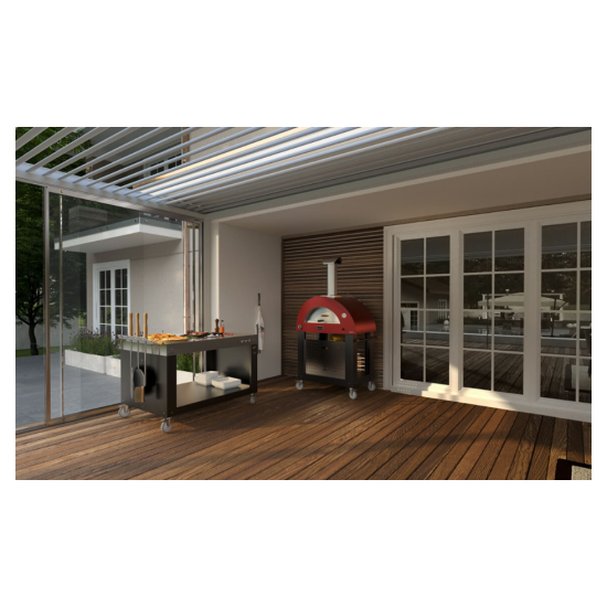 Alfa Forni Piec do pizzy Piec Moderno 2 Pizze Gaz Antracyt (FXMD-2P-GGRA)