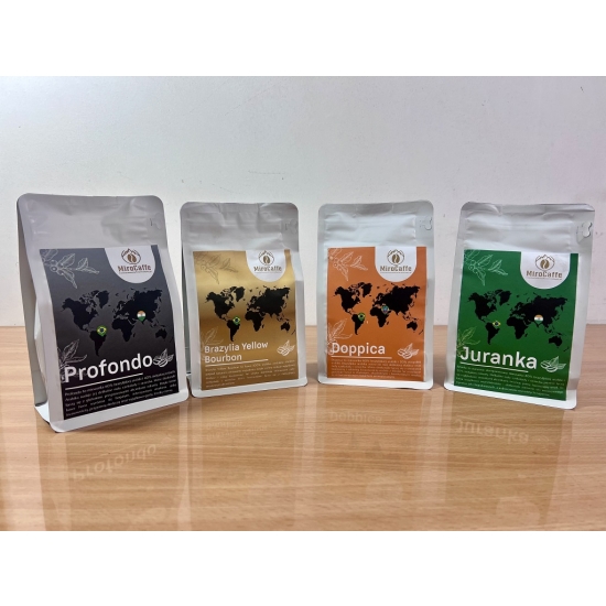 MiroCaffe Zestaw kaw ziarnistych 4x250g
