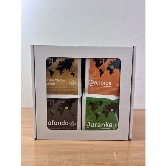 MiroCaffe Zestaw kaw ziarnistych 4x250g