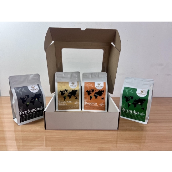 MiroCaffe Zestaw kaw ziarnistych 4x250g