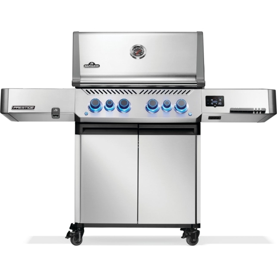 NAPOLEN Grill gazowy Prestige 500 z palnikiem do steków i do rożna WIFI (P500VXRSIBPSS-PL)