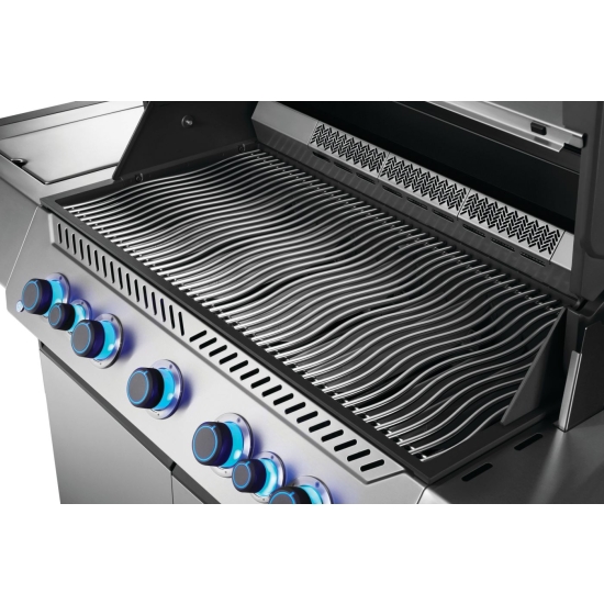 NAPOLEON Grill gazowy Prestige 665 z palnikiem do steków i do rożna stal szlachetna (P665VRSIBPSS-PL)