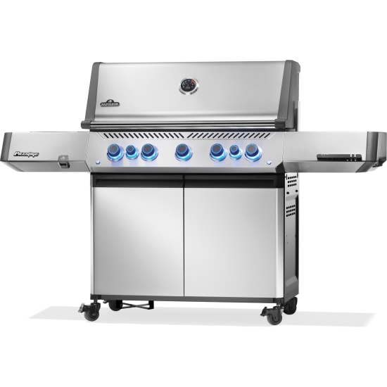 NAPOLEON Grill gazowy Prestige 665 z palnikiem do steków i do rożna stal szlachetna (P665VRSIBPSS-PL)