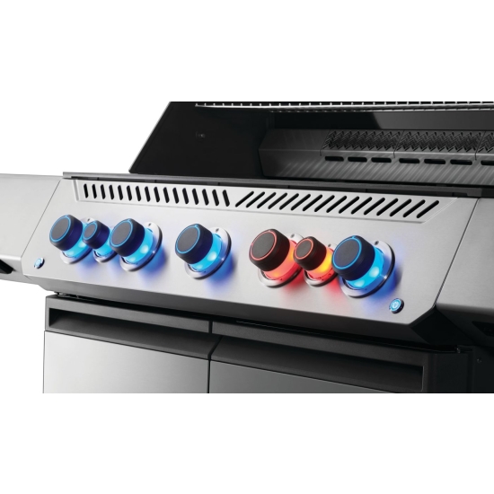 NAPOLEON Grill gazowy Prestige 665 z palnikiem do steków i do rożna stal szlachetna (P665VRSIBPSS-PL)