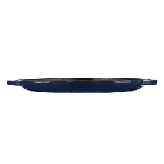 Grand Feu Żeliwna patelania 34cm niebieska (FRYP34M)