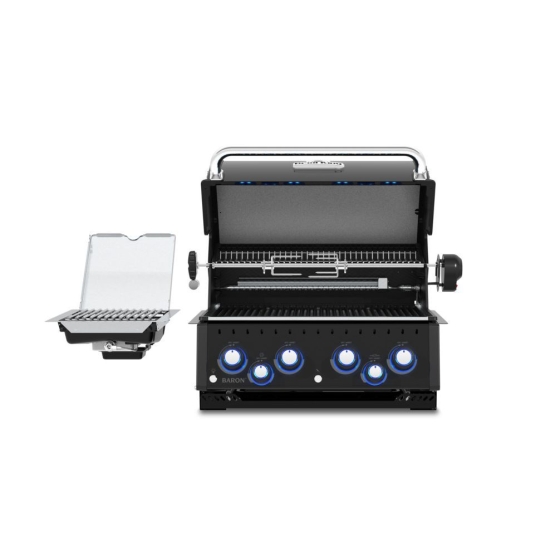 Broil King Grill gazowy Baron 490 IR Shadow BI z palnikiem bocznym na podczerwień (875683SDWPL)