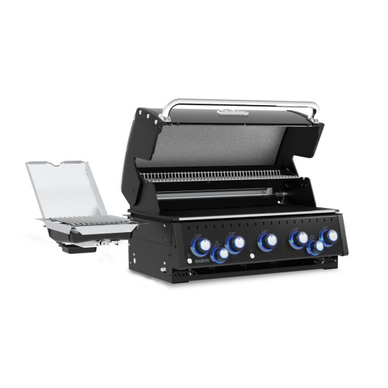 Broil King Grill gazowy Baron 590 IR Shadow BI z palnikiem bocznym na podczerwień (876683SDWPL)