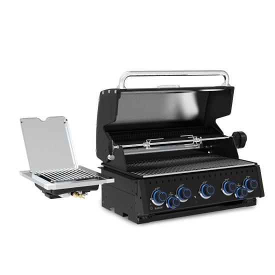 Broil King Grill gazowy Baron 590 IR Shadow BI z palnikiem bocznym na podczerwień (876683SDWPL)