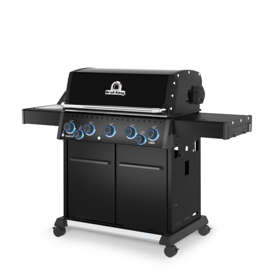 Broil King Grill gazowy Baron 590 IRX Shadow z palnikiem bocznym na podczerwień (678183PL)