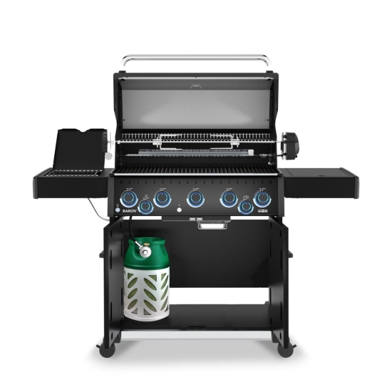 Broil King Grill gazowy Baron 590 IRX Shadow z palnikiem bocznym na podczerwień (678183PL)