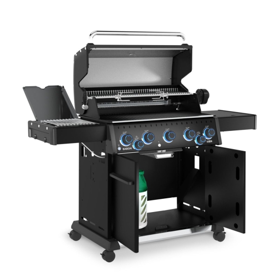 Broil King Grill gazowy Baron 590 IRX Shadow z palnikiem bocznym na podczerwień (678183PL)