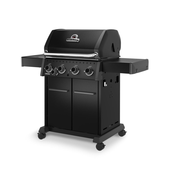 Broil King Grill gazowy Crown 440 Shadow z kuchenką boczną (865163PL)