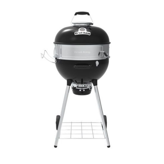 Broil King grill węglowy CROWN KETTLE 57 CM z pierścieniem (ZESTAW-52 401110 + 13360)