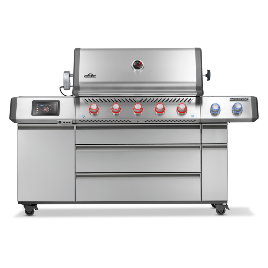 NAPOLEON Grill gazowy Prestige PRO 665 Wi-Fi z palnikiem rożna i palnikiem bocznym Sizzle Zone (PRO665VXRSIBPSS-PL)