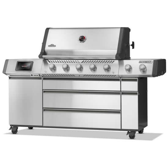 NAPOLEON Grill gazowy Prestige PRO 665 Wi-Fi z palnikiem rożna i palnikiem bocznym Sizzle Zone (PRO665VXRSIBPSS-PL)