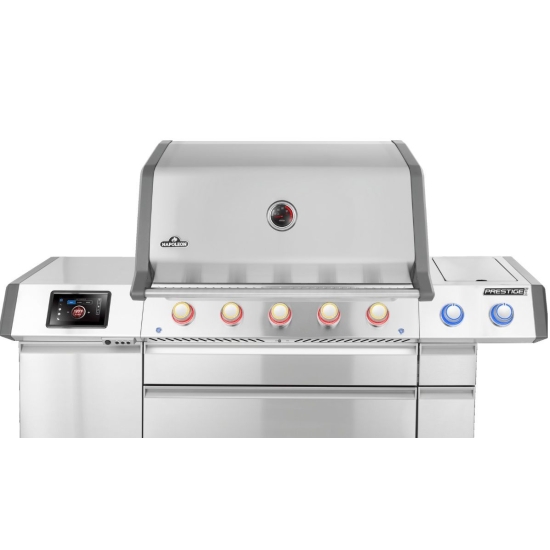 NAPOLEON Grill gazowy Prestige PRO 665 Wi-Fi z palnikiem rożna i palnikiem bocznym Sizzle Zone (PRO665VXRSIBPSS-PL)
