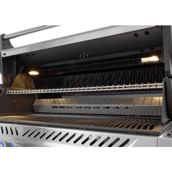 NAPOLEON Grill gazowy Prestige PRO 665 Wi-Fi z palnikiem rożna i palnikiem bocznym Sizzle Zone (PRO665VXRSIBPSS-PL)