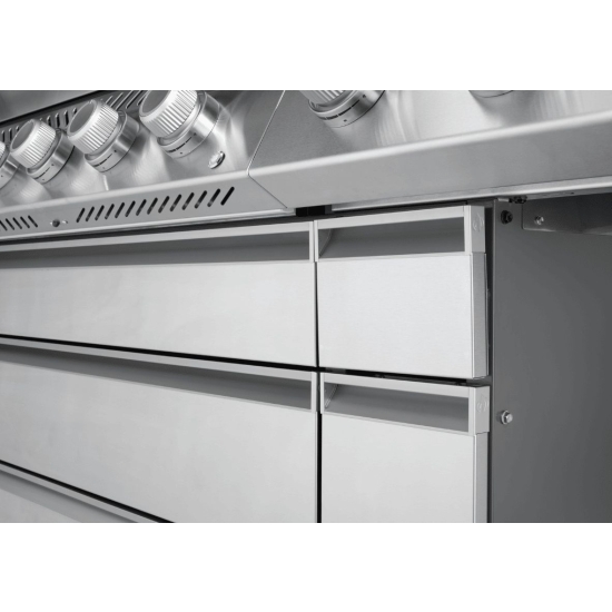 NAPOLEON Grill gazowy Prestige PRO 665 Wi-Fi z palnikiem rożna i palnikiem bocznym Sizzle Zone (PRO665VXRSIBPSS-PL)