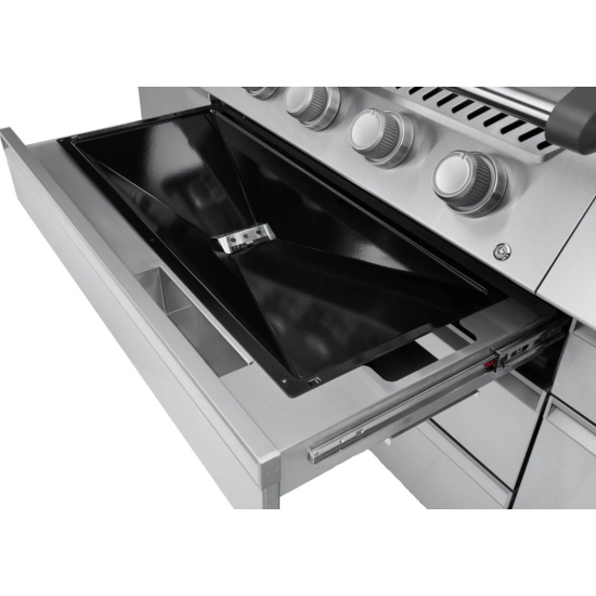 NAPOLEON Grill gazowy Prestige PRO 665 Wi-Fi z palnikiem rożna i palnikiem bocznym Sizzle Zone (PRO665VXRSIBPSS-PL)