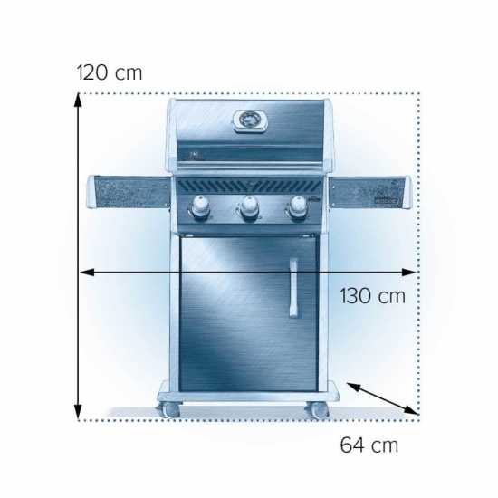 NAPOLEON Grill gazowy Rogue 425 Czarny (R425PK-2-PL)
