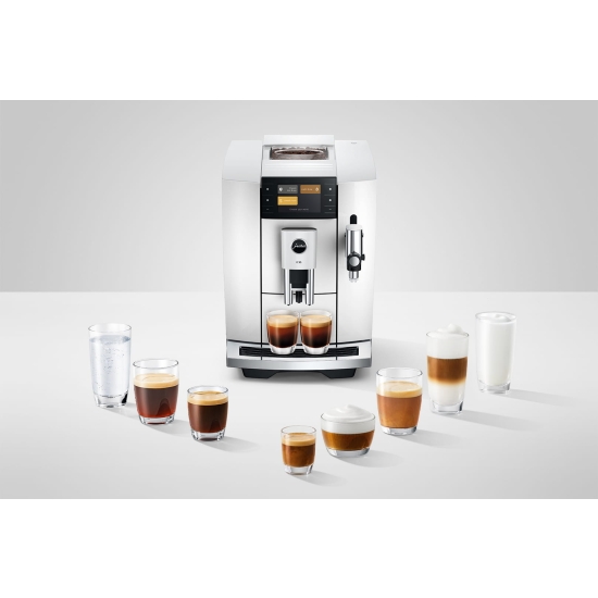 Jura Ekspres do kawy E8 Piano White (ED 15747)