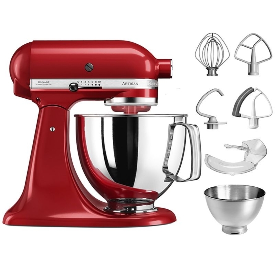 KitchenAid Mikser ARTISAN 5 / 175 czerwony (5KSM175PSEER)