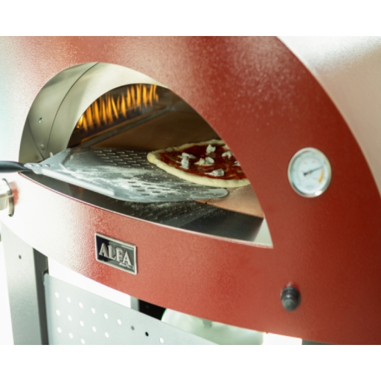 Alfa Forni Piec do pizzy Moderno 2 Pizze Gaz Czerwony (FXMD-2P-GROA)