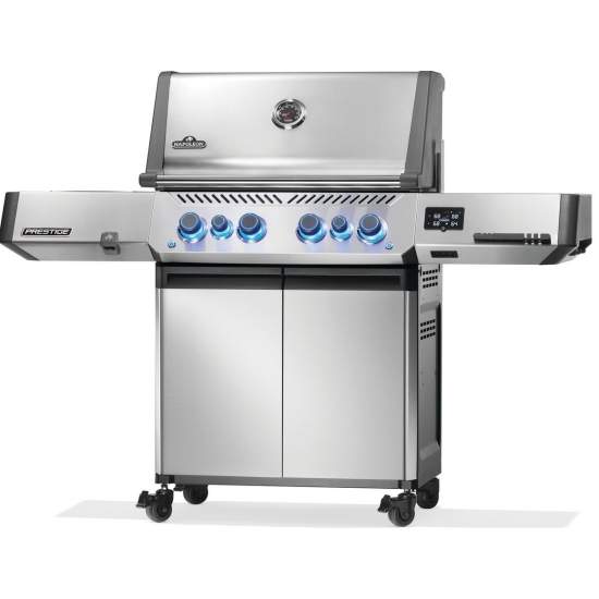 NAPOLEN Grill gazowy Prestige 500 z palnikiem do steków i do rożna WIFI (P500VXRSIBPSS-PL)