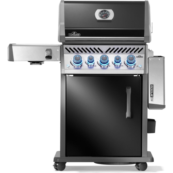 NAPOLEN Grill gazowy Rogue PRO-S 425 z palnikiem rożna, palnikiem bocznym Sizzle Zone i rożnem w komplecie Czarny (RPS425RSIBPK-2-PL-R)