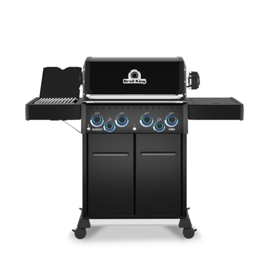 Broil King Grill gazowy Baron 490 IRX Shadow z palnikiem bocznym na podczerwień (677183PL)