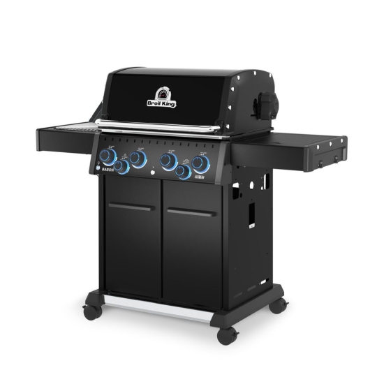 Broil King Grill gazowy Baron 490 IRX Shadow z palnikiem bocznym na podczerwień (677183PL)